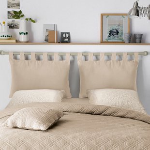 Set van 2 kussenhoezen in katoen voor hoofdbord, Scenario