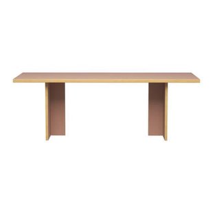 HKliving Dining Table Eettafel - 220 x 90 cm - Clay