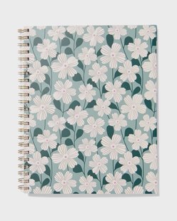 HEMA Collegeblok A4 gelinieerd bloemen (multi)