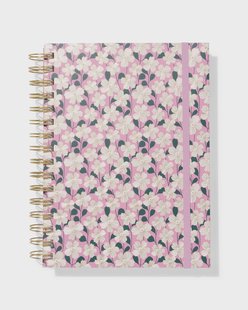 HEMA Collegeblok 4-in-1 A5 gelinieerd bloemen (multi)