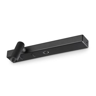 Ideallux Ideal Lux LED wandlamp Bonne Nuit 1, zwart Breedte 22 cm