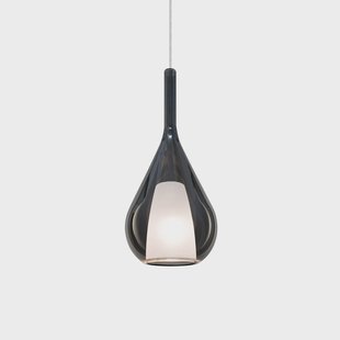 Ideallux Ideal Lux hanglamp Kalique 3, rookgrijs, Ø 18 cm