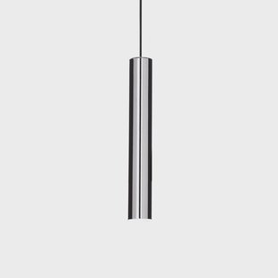 Ideallux Ideal Lux hanglamp Look, chroomkleurig, Ø 6 cm, metaal