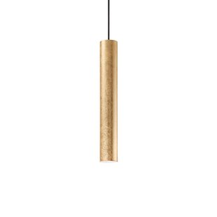 Ideallux Ideal Lux hanglamp Look, goudkleurig, Ø 6 cm, metaal