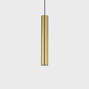 Ideallux Ideal Lux hanglamp Look, messingkleurig, Ø 6 cm, metaal