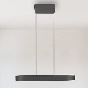 Paul Neuhaus LED hanglamp Q-Stretto, zwart,  86,8 cm
