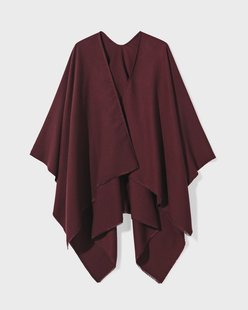 HEMA Damesponcho donkerrood