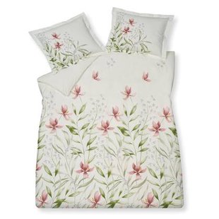 Dekbedovertrek Laurel Multi | 200 x 200|220 cm | Wit | Katoen