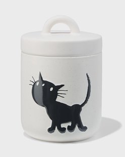 HEMA Siepie snoepjespot 17x11.5x11.5cm wit