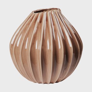 Broste Copenhagen Wide vaas M 25 cm Fawn