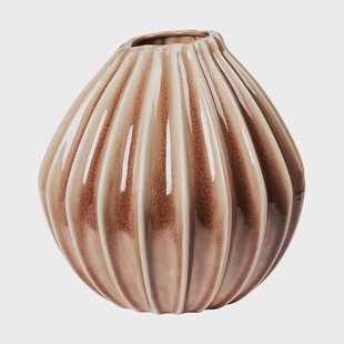 Broste Copenhagen Wide vaas XL 40 cm Fawn