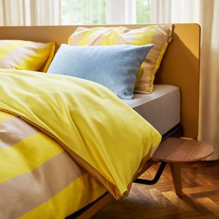 Auping Sunny Yellow Dekbedovertrek - 140 x 220 cm - 100% biologisch katoen