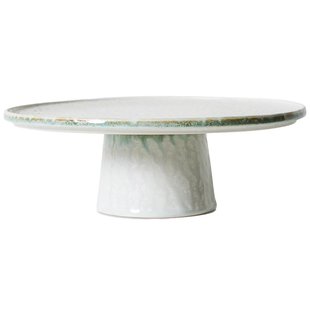 HKliving 70&#039;s Ceramic Plateau Taartschaal M Smudge