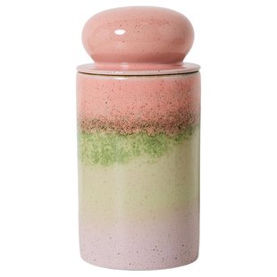 HKliving 70&#039;s Ceramic Voorraadpot Glaze