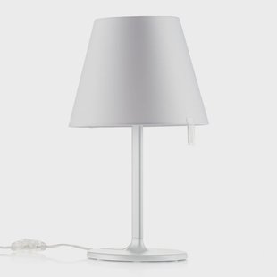 Melampo Notte T Tafellamp Grey Artemide - Woonkamer - Designer - Stof - Met lampenkap