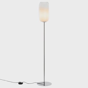 Gople Vloerlamp White Artemide - Woonkamer - Designer - Glas - Met lampenkap