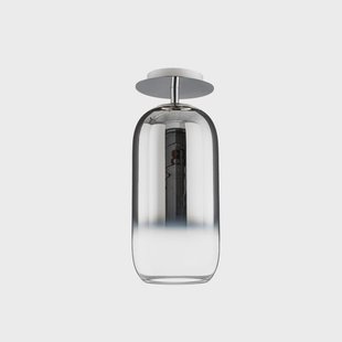 Gople Plafondlamp Silver Artemide - Woonkamer - Designer - Glas - Met afstand