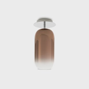 Gople Mini Plafondlamp Bronze Artemide - Woonkamer - Designer - Glas - Met afstand