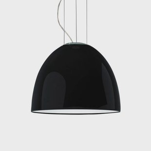 Nur Mini Gloss S Hanglamp Zwart Artemide - Woonkamer - Designer - Metaal - 1 lamp