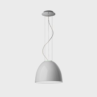 Nur Mini Gloss LED S Hanglamp Wit Artemide - Woonkamer - Designer - Metaal - 1 lamp