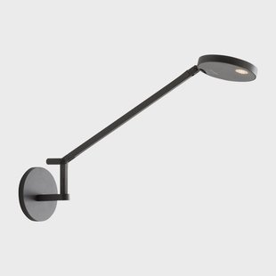 Demetra Micro W 2700K Wandlamp Antracit Artemide - Werkkamer / Kantoor - Designer - Metaal - 1 lamp