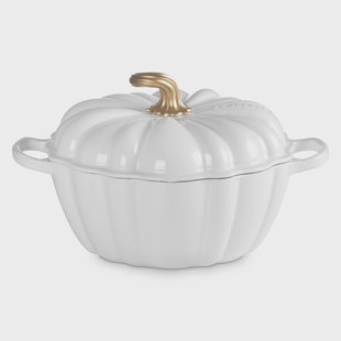 Le Creuset - Signature Pompoen Braadpan Wit 24 cm