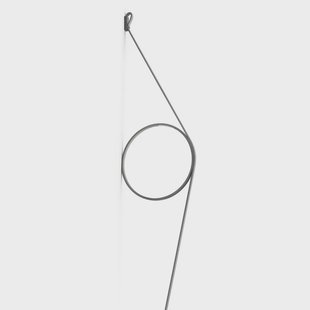 Wirering wandlamp Grijs/Grijs Wirering Grau FLOS - Woonkamer - Designer - Metaal - 1 lamp