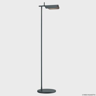 Tab F LED vloerlamp Mat Blue FLOS - Woonkamer - Designer - Metaal - 1 lamp