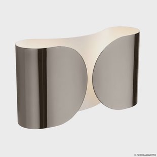 Foglio Wandlamp Black Nickel FLOS - Woonkamer - Designer - Metaal - Hoekig
