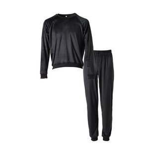 Huispak 2-delig - zwart - maat L/XL