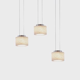 Reef 1 LED Hanglamp Brushed/White Serien Lighting - Woonkamer - Designer - Keramiek - 1 lamp