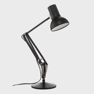 Type 75 Mini Tafellamp Jet Black Anglepoise - Werkkamer / Kantoor - Industrieel - Metaal - 1 lamp