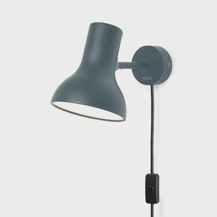 Type 75 Mini wandlamp Slate Grey Anglepoise - Woonkamer - Designer - Metaal - 1 lamp