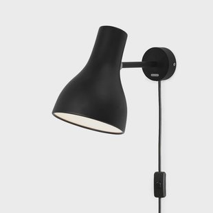 Type 75 wandlamp Jet Black Anglepoise - Woonkamer - Designer - Metaal - 1 lamp