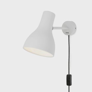Type 75 wandlamp met stekker, wit Anglepoise - Woonkamer - Designer - Metaal - 1 lamp