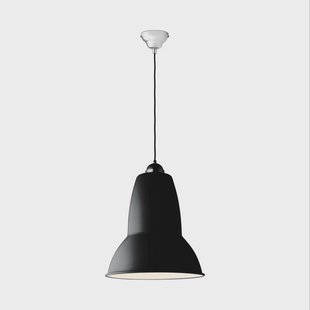 Originele 1227 Giant hanglamp Ø 45 cm, zwart Original 1227 Giant Anglepoise - Woonkamer - Designer - Metaal - 1 lamp