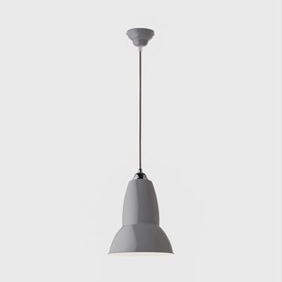 Origineel 1227 Midi hanglamp Dove Grey Original 1227 Midi Anglepoise - Woonkamer - Designer - Metaal - 1 lamp