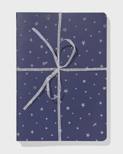 HEMA Schrift A5 gelinieerd sterren - 3 stuks (multi)