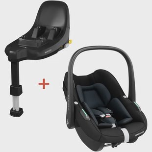 Bundel Maxi-Cosi Pebble S i-Size & Maxi-Cosi Familyfix S