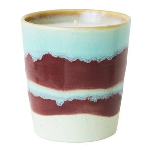 HKliving 70&apos;s Christmas Special Geurkaars - Frosted Leaves