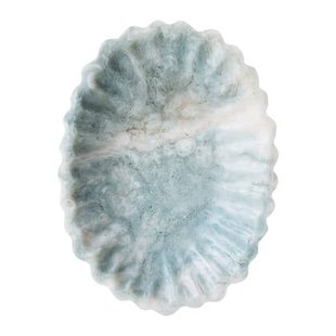 HKliving New Classics Serveerschaal - Resin - Pale Blue