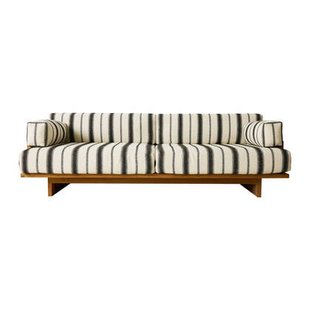 HKliving Teak Tuinbank - Chalkstripe