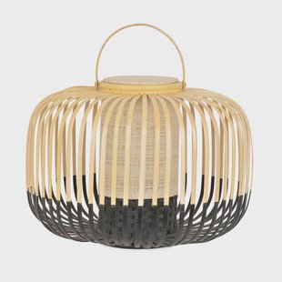 Take A Way Portable Taffellamp S Black Take A Way S Forestier - Terras - Designer - Bamboe - Lantaarn