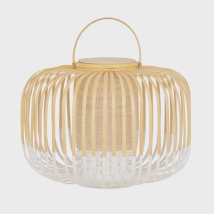 Take A Way Portable Taffellamp S White Take A Way S Forestier - Terras - Designer - Bamboe - Lantaarn