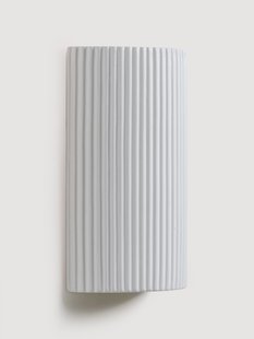 Outdoor wandlamp Ribbed met groefstructuur