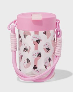 HEMA Drinkbeker met koord 450ml katten