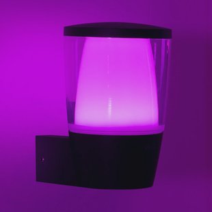 WiZ Elpas Buiten Wandlamp Black - Modern - Kunststof