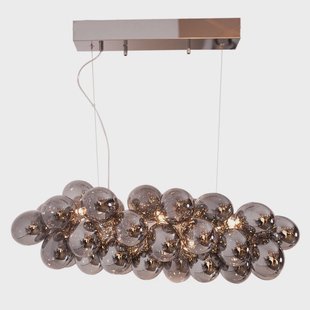 Gross Bar Hanglamp L80 Smoke By Rydéns - Woonkamer - Designer - Glas - 1 lamp