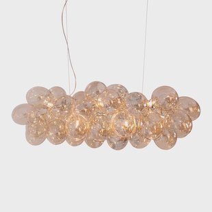 Gross Bar Hanglamp L80 Amber By Rydéns - Woonkamer - Designer - Glas - 1 lamp