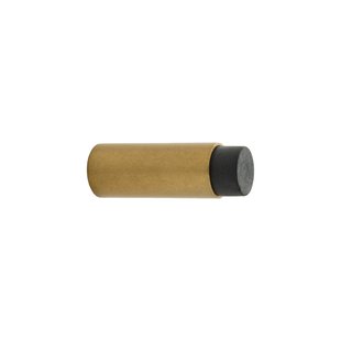 De Oude Deurklink Deurstopper wandmontage 60x22mm getrommeld messing